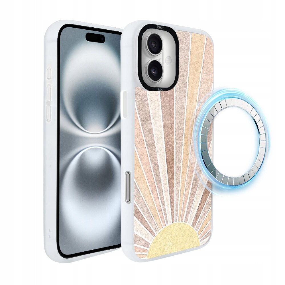 Pouzdro pro iPhone 16 Ibizu DropGuard Matt s MagSafe, východ slunce