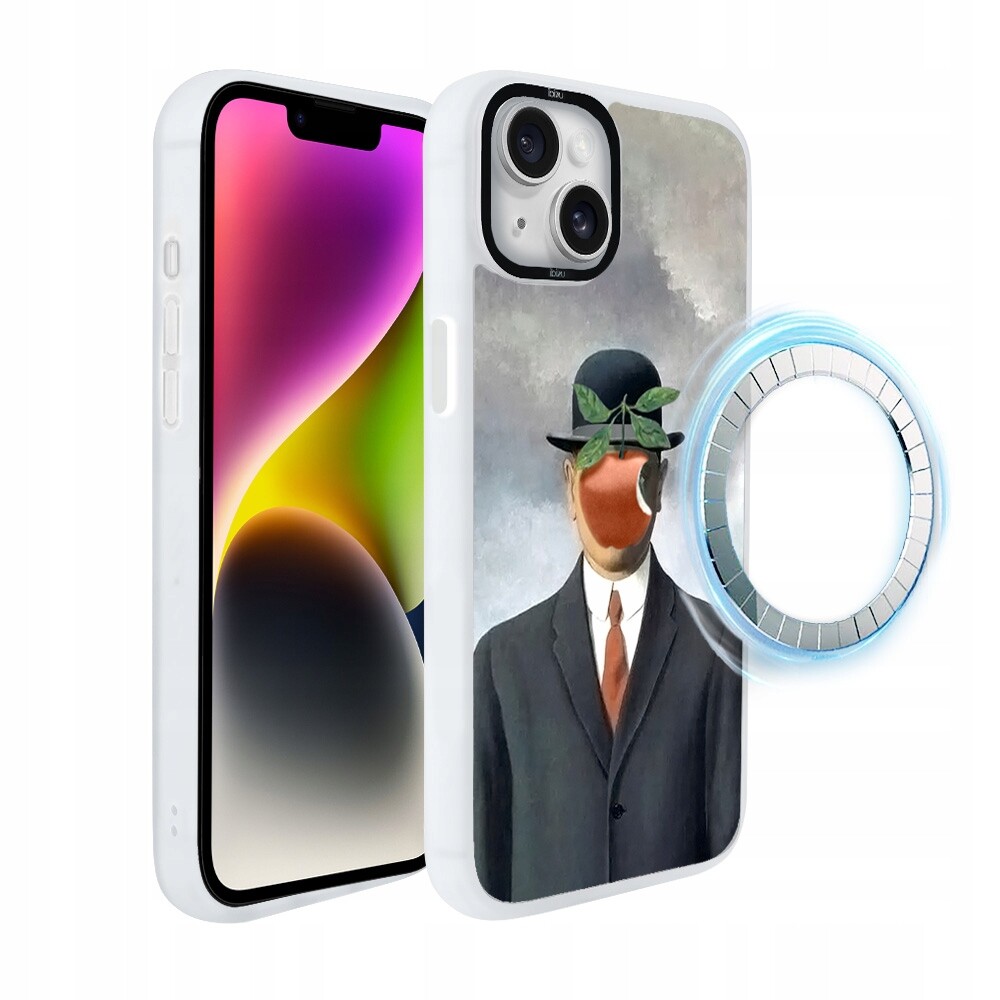 Pouzdro pro iPhone 14 Ibizu DropGuard Matt s MagSafe, syn člověka