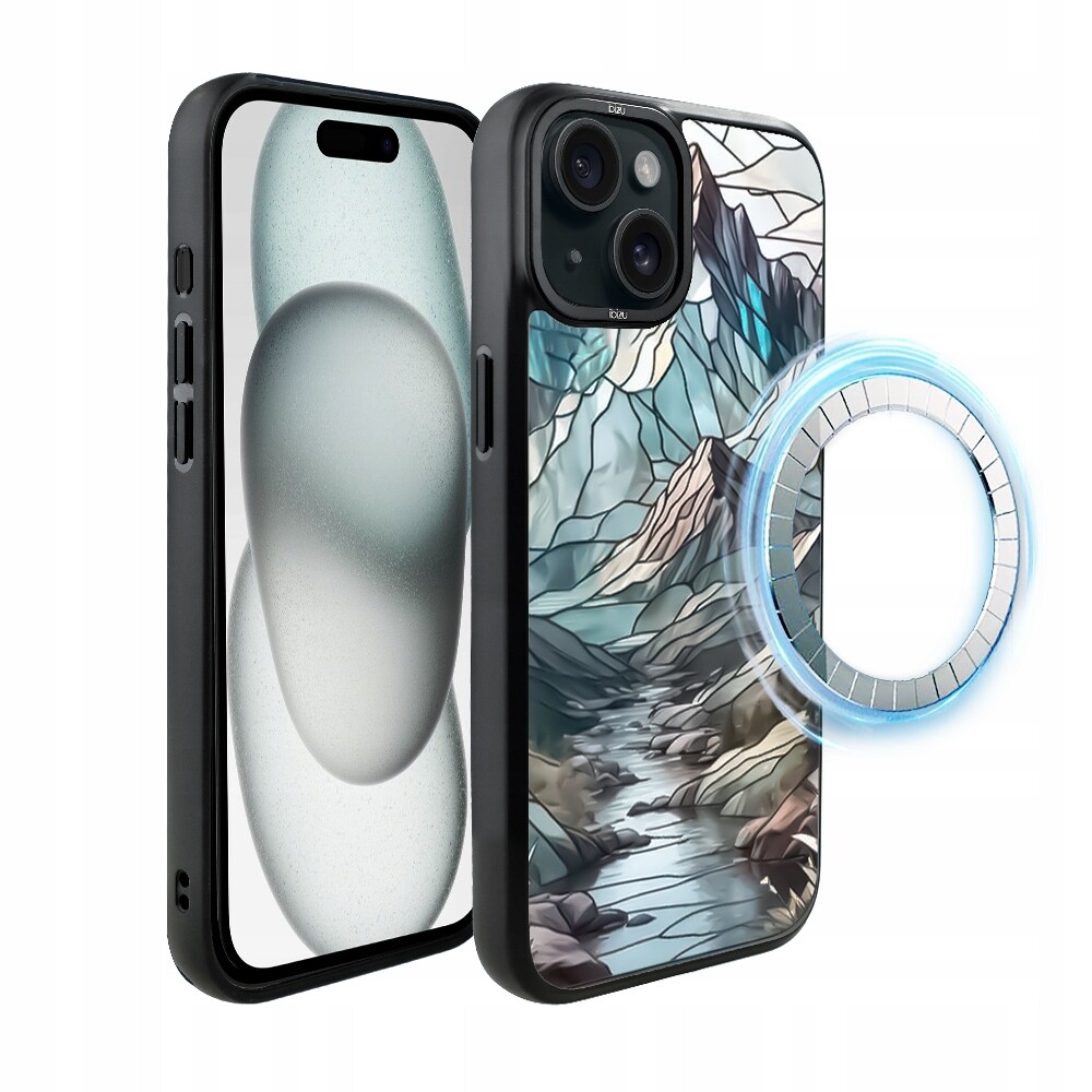 Pouzdro pro iPhone 15 Plus Ibizu DropGuard Matt s MagSafe, Horský Potok