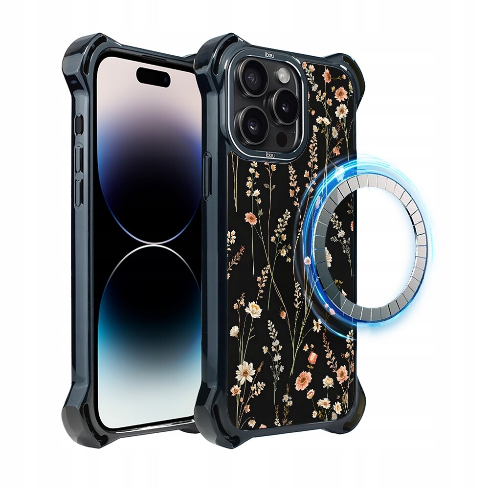 Pouzdro na iPhone 14 Pro Ibizu DropGuard Ultra s MagSafe, severní zahrada