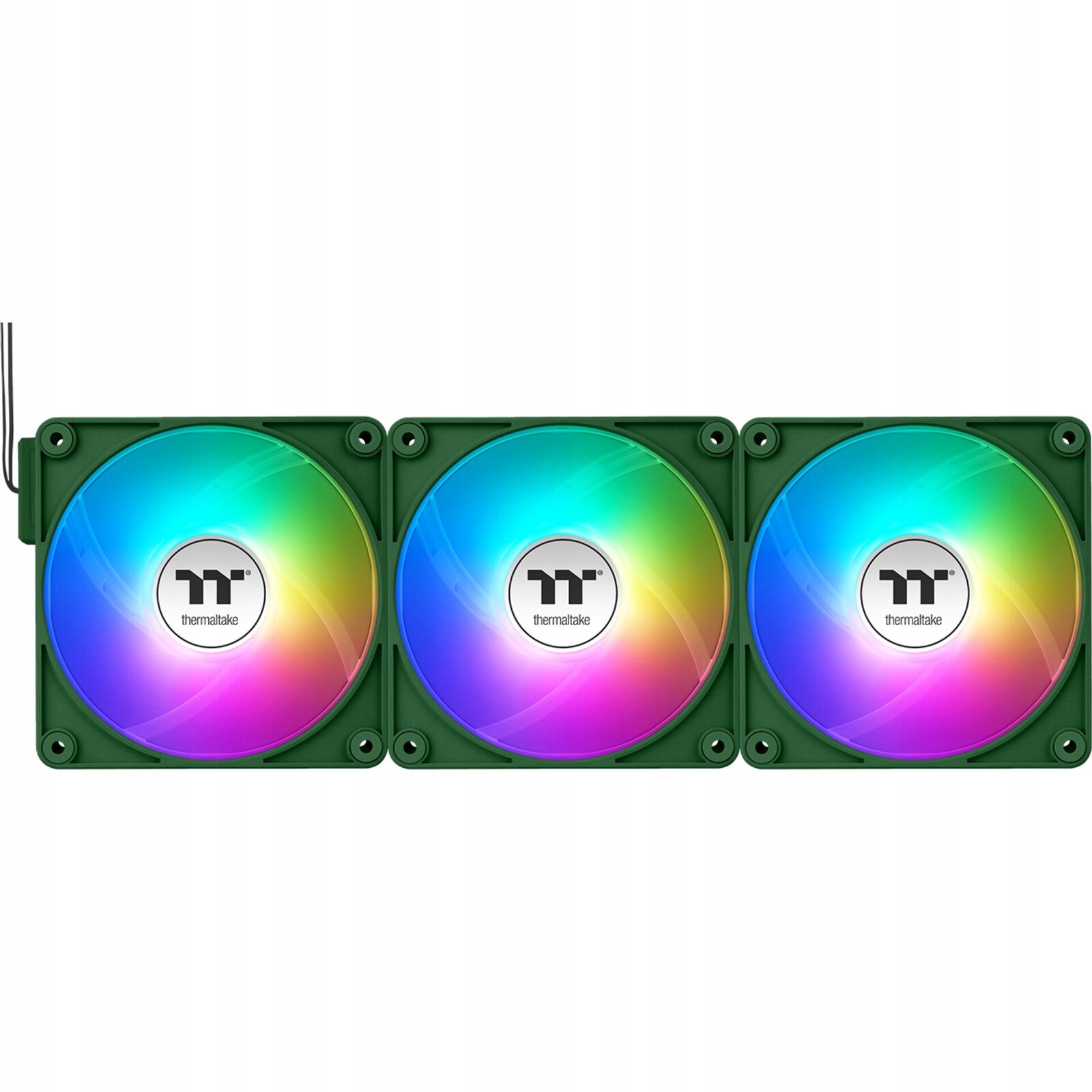 Thermaltake CT140 Ex Argb Sync chladič, závodní zelený, 3 ks