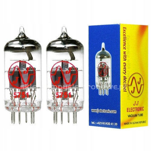 5751 ECC83 12AX7 JJ-Electronic – zvolený pár