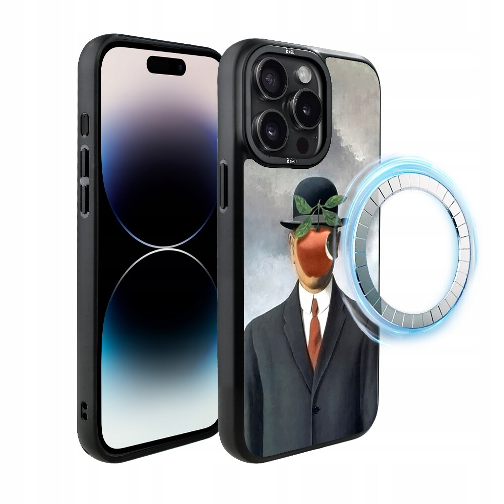Pouzdro pro iPhone 14 Pro Ibizu DropGuard Matt s MagSafe, syn člověka
