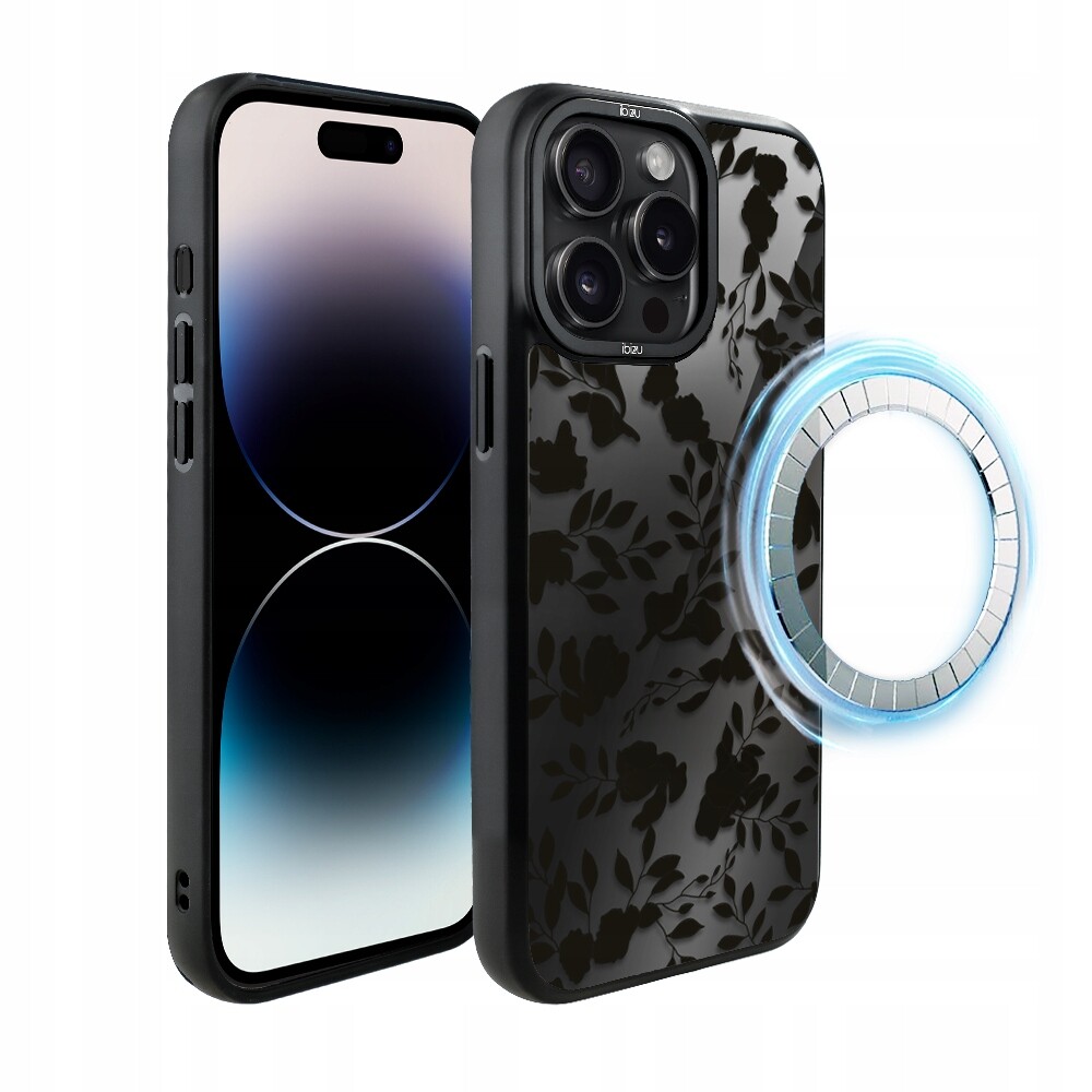 Pouzdro pro iPhone 14 Pro Ibizu DropGuard Matt s MagSafe, stín listů