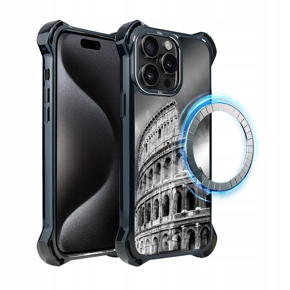 Pouzdro pro iPhone 15 Pro Ibizu DropGuard Ultra s MagSafe, Koloseum