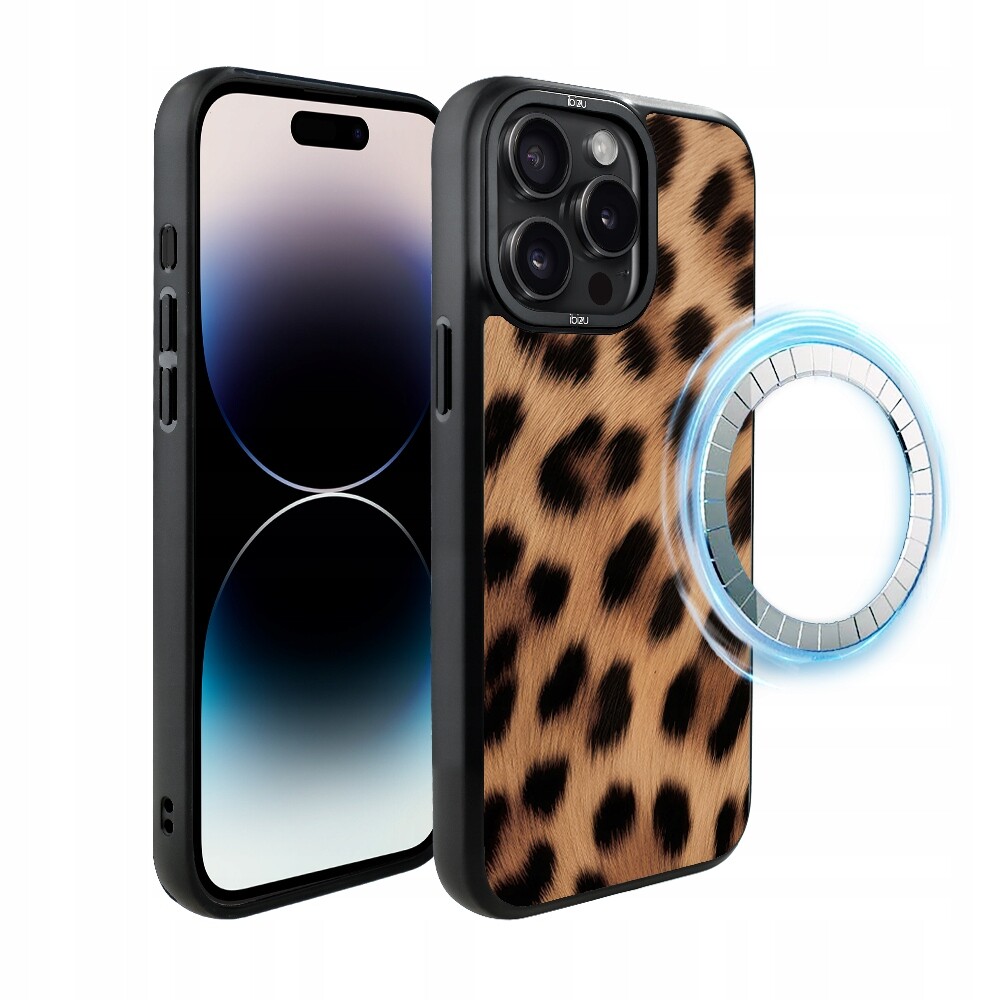 Pouzdro Ibizu DropGuard Matt pro iPhone 14 Pro s MagSafe, Pantera