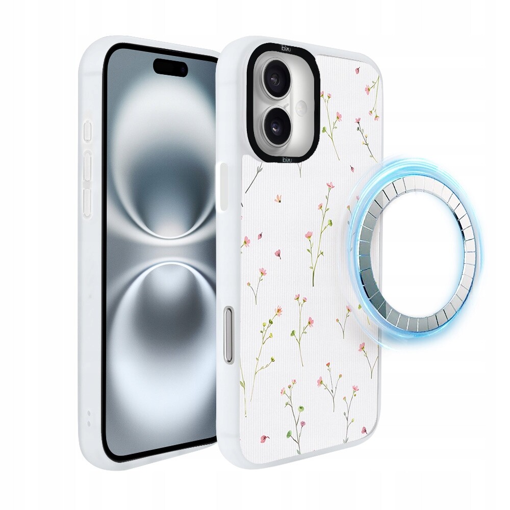 Pouzdro pro iPhone 16 Plus Ibizu DropGuard Matt s MagSafe, polní fantazie