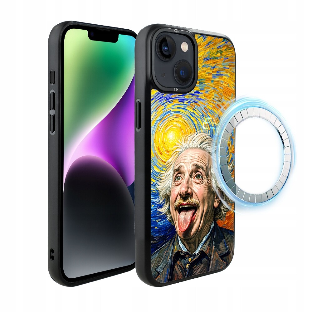 Pouzdro Ibizu DropGuard Matné pro iPhone 14 s MagSafe, Einstein