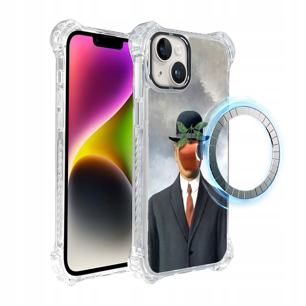 Pouzdro pro iPhone 14 Ibizu DropGuard Ultra s MagSafe, syn člověka