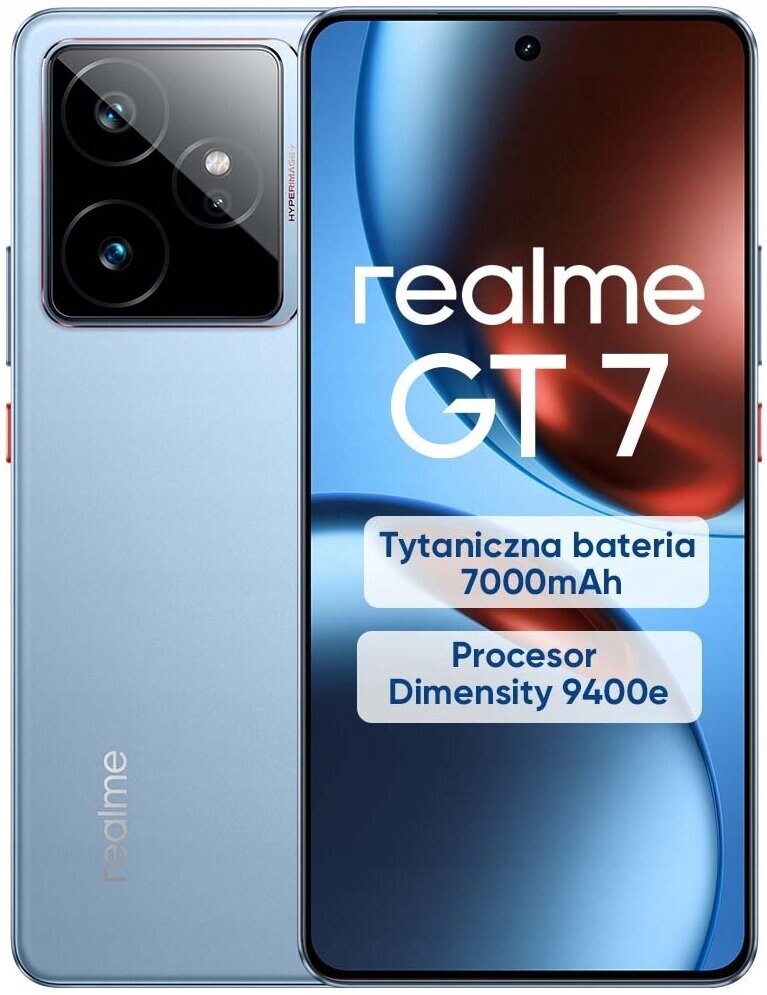 Smartphone realme Gt 7 12/256GB 5G Oled Nfc Dual Sim černý IceSense Blue