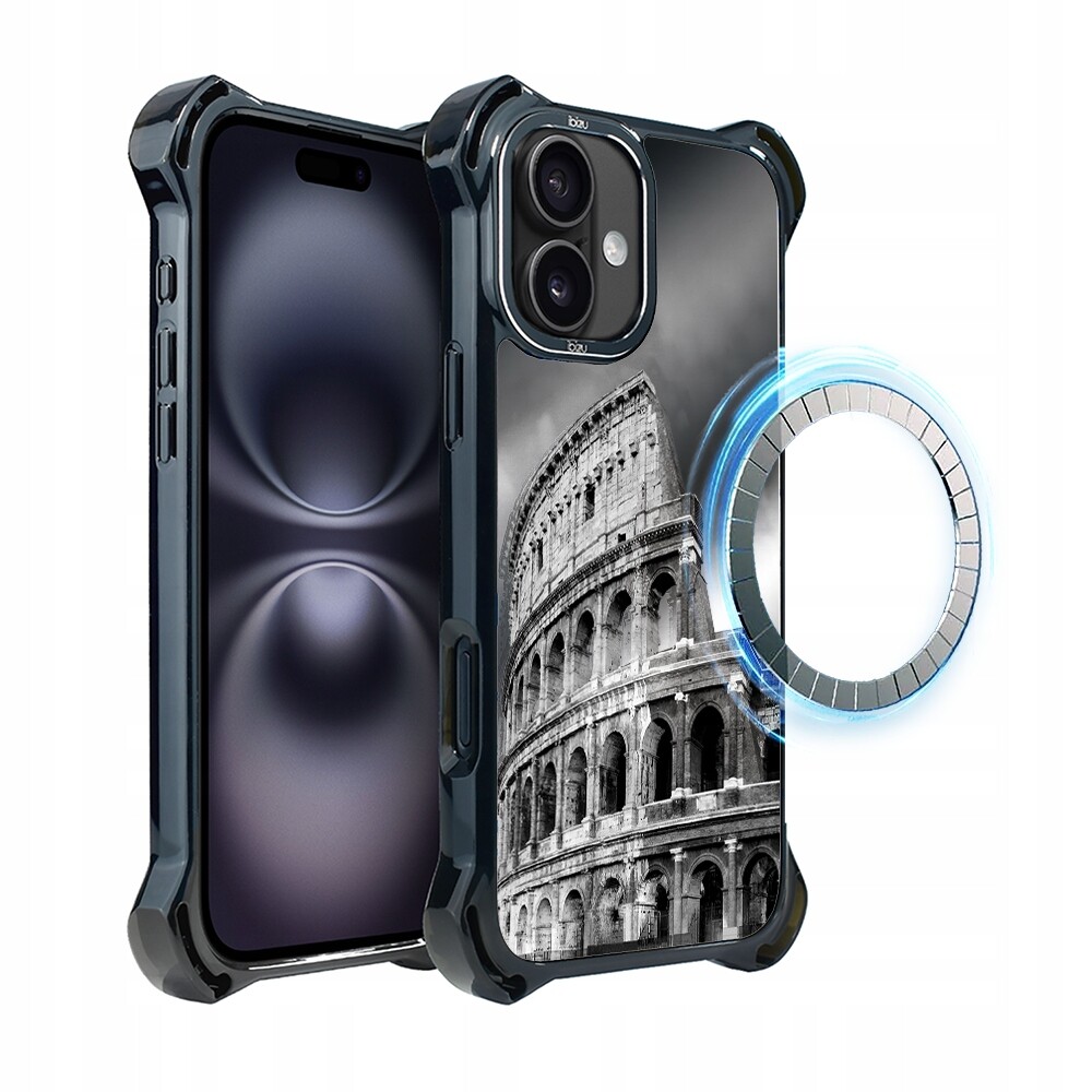 Pouzdro pro iPhone 16 Plus Ibizu DropGuard Ultra s MagSafe, Koloseum