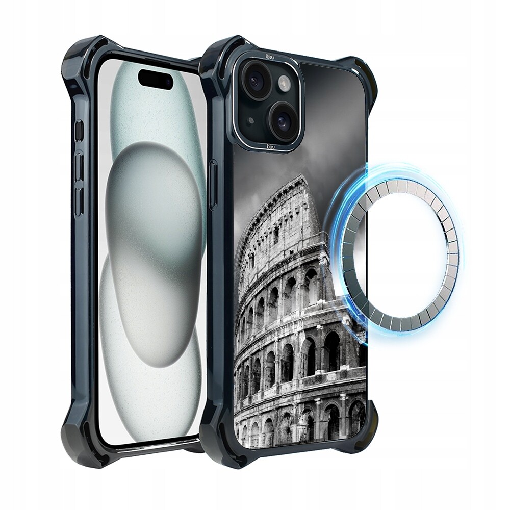 Pouzdro pro iPhone 15 Plus Ibizu DropGuard Ultra s MagSafe, Koloseum