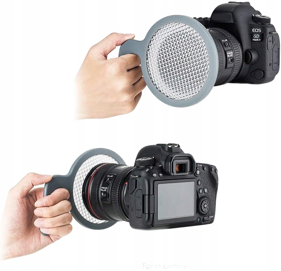 Bílý Balanční Filtr Pro Fotoaparát Univerzální, Lehký, Odolný, Šedý Do 95 mm