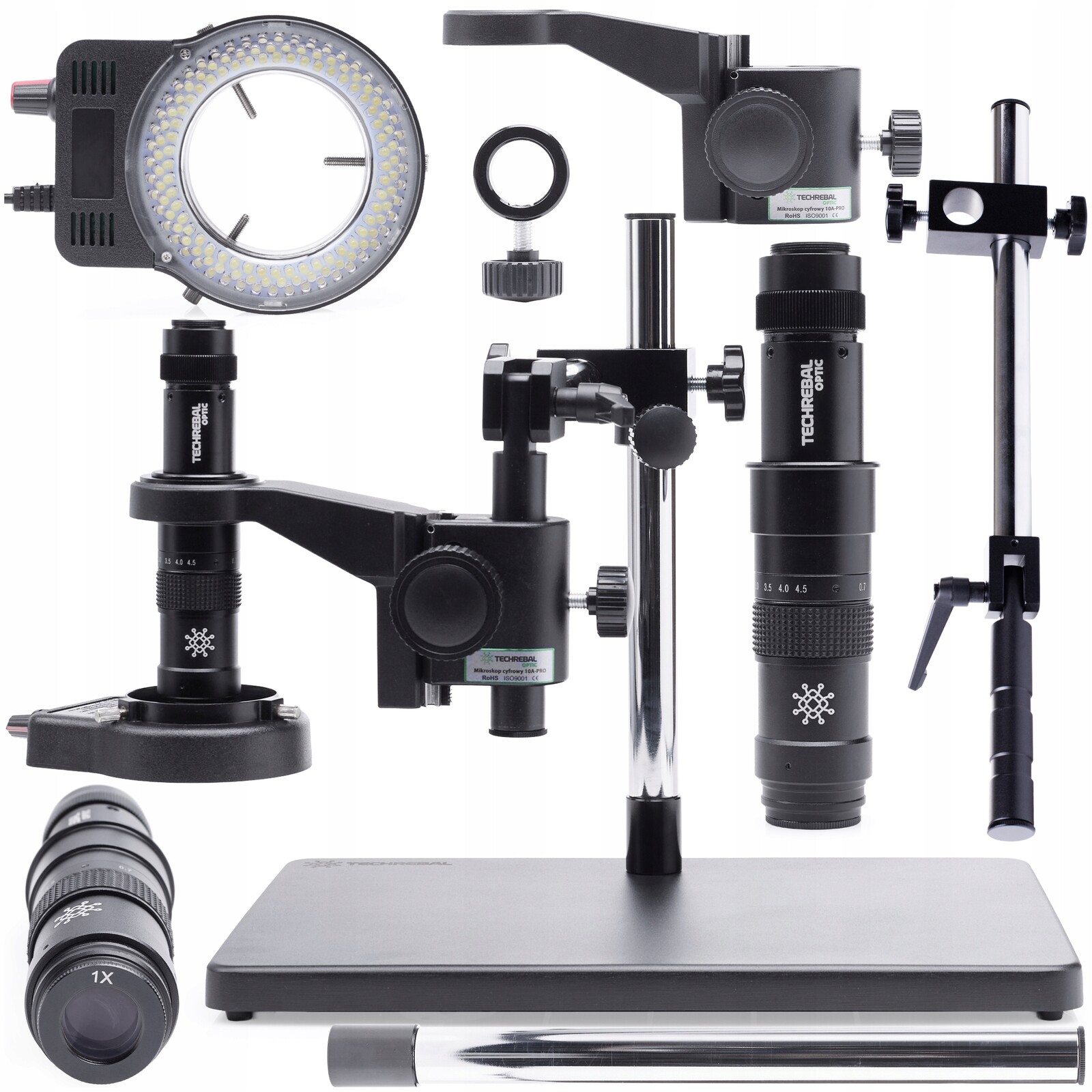 Digitální mikroskop 10A Pro Osvětlení 144x Led rameno pro prodloužení dosahu