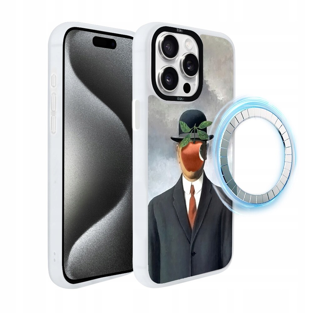 Pouzdro pro iPhone 15 Pro Ibizu DropGuard Matt s MagSafe, syn člověka