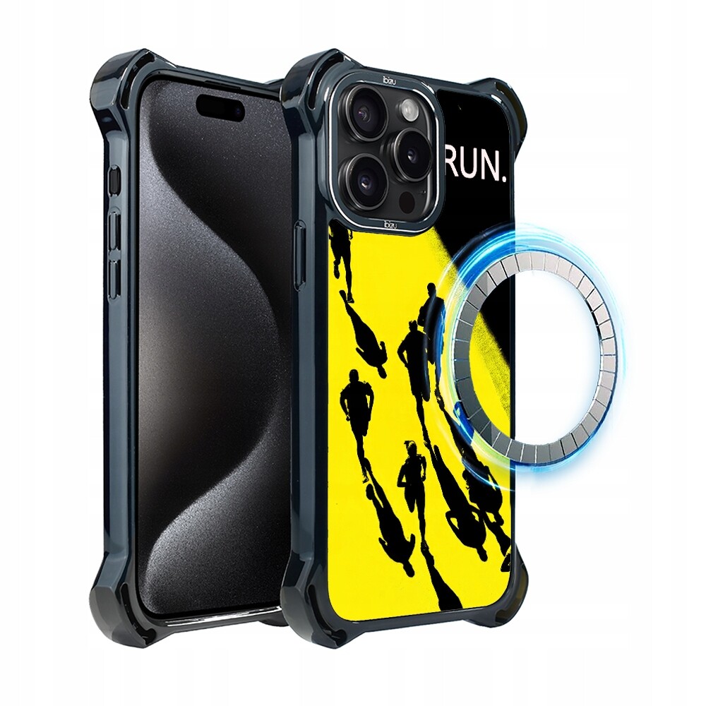 Pouzdro pro iPhone 15 Pro Max Ibizu DropGuard Ultra s MagSafe, Běh mistrů