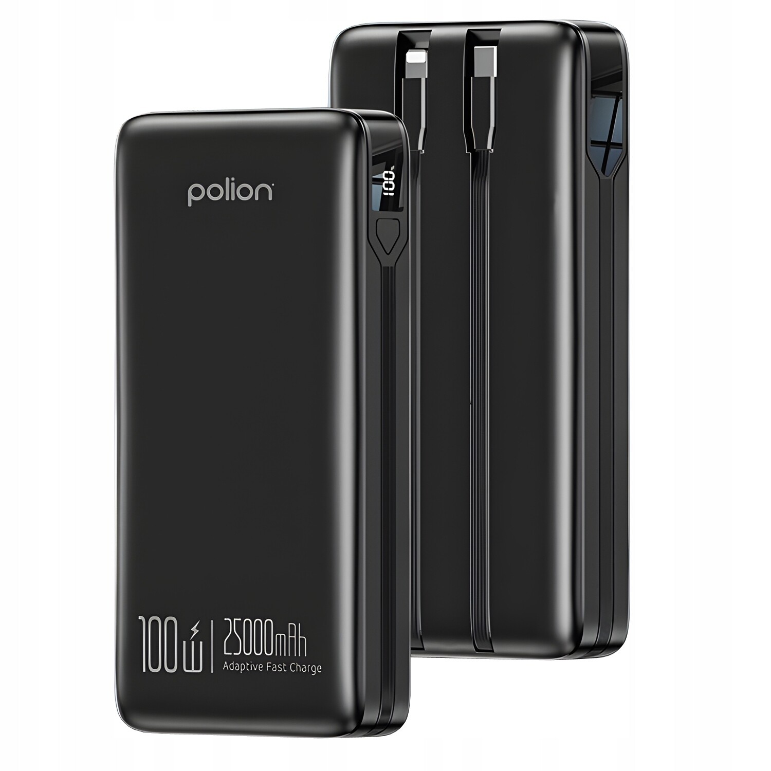 Powerbanka 25000 mAh rychlé nabíjení 100 W telefon notebook Usb-c Pd Qc Polion