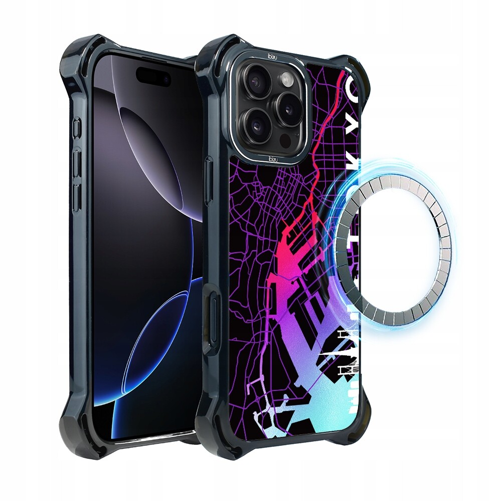 Pouzdro iPhone 16 Pro Max Ibizu DropGuard Ultra s MagSafe, Tokio