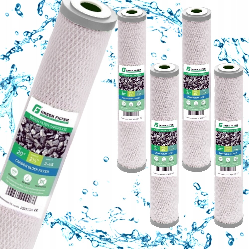 Sada 5x uhlíkových filtračních vložek 20