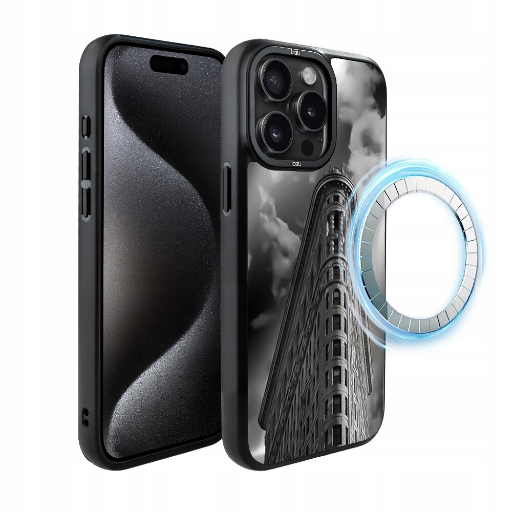 Matný Pouzdro Ibizu DropGuard pro iPhone 15 Pro s MagSafe, Flatiron