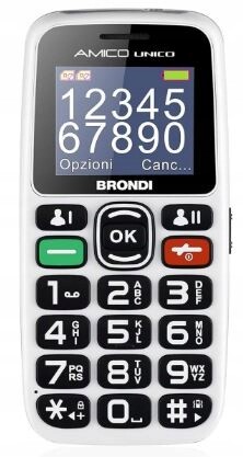 Mobilní telefon Brondi Amico Chic černý