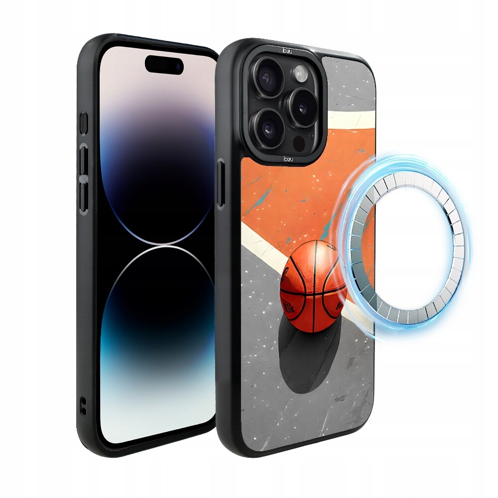 iPhone 14 Pro Ibizu DropGuard matné Pouzdro s MagSafe, Basketbal