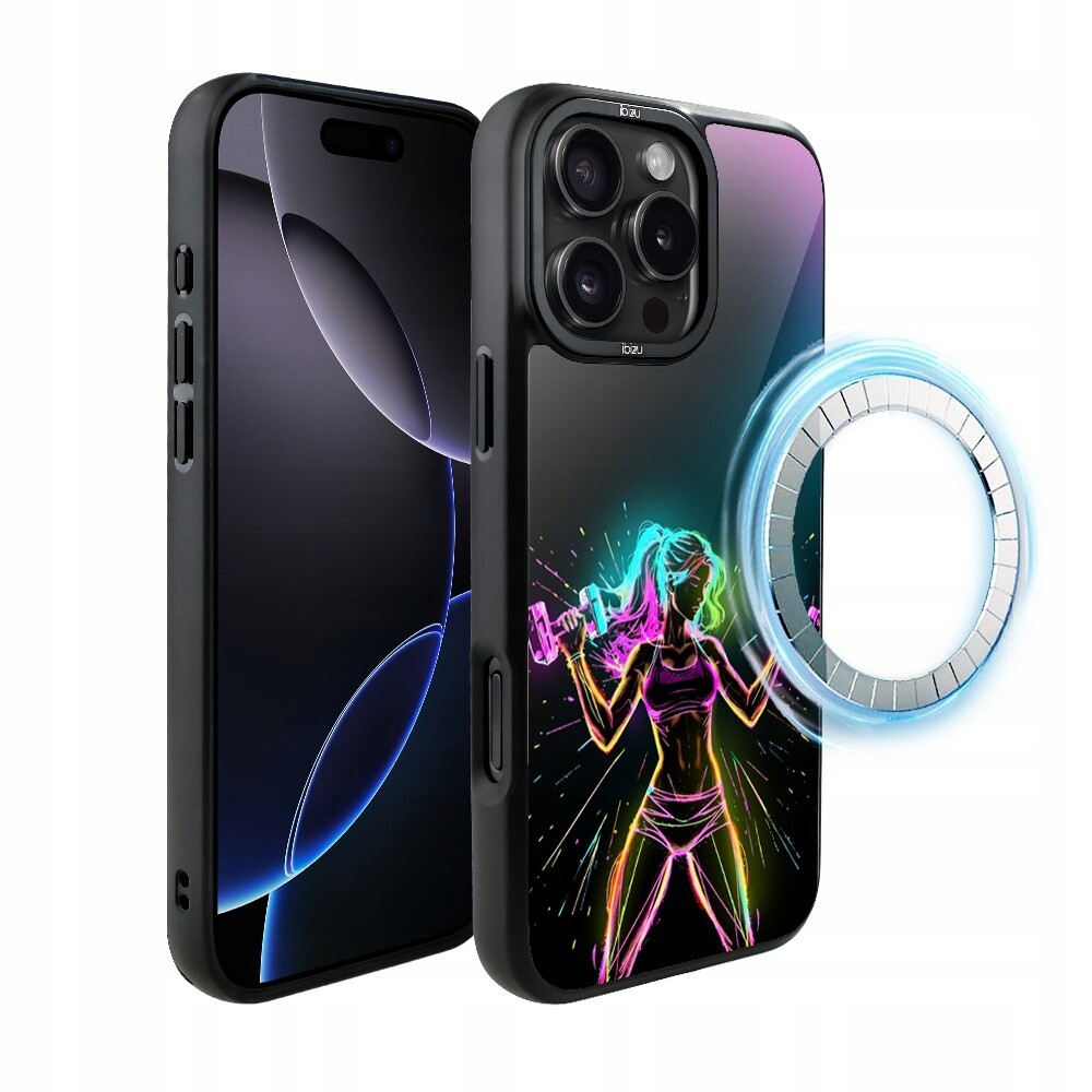 Pouzdro pro iPhone 16 Pro Max Ibizu DropGuard Matt s MagSafe, fitness vibrace