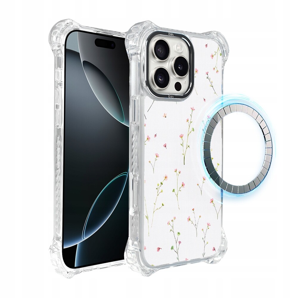 Pouzdro pro iPhone 16 Pro Max Ibizu DropGuard Ultra s MagSafe, polní fantazie