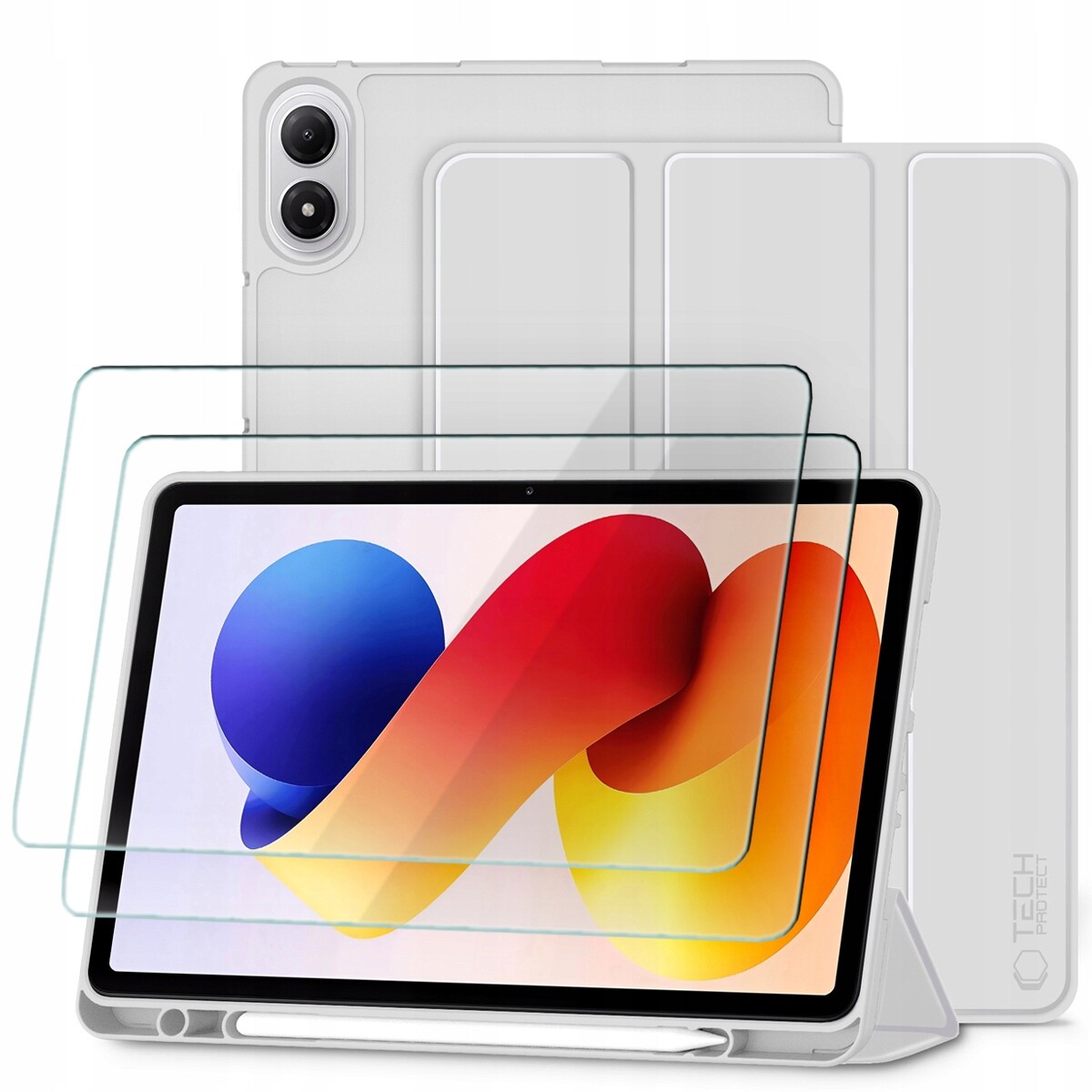 Skládací Pouzdro 2-BALENÍ Sklo Pro Xiaomi Redmi Pad 2 Pro, Kryt, Pouzdro