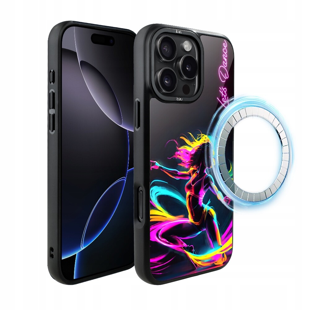 Pouzdro pro iPhone 16 Pro Max Ibizu DropGuard Matt s MagSafe, taneční rytmus