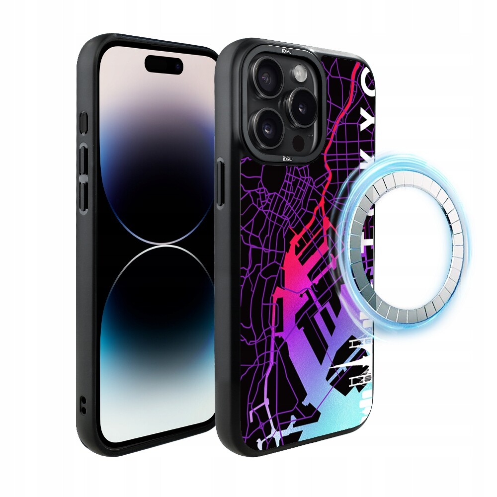 Pouzdro iPhone 14 Pro Ibizu DropGuard Matt od MagSafe, Tokio