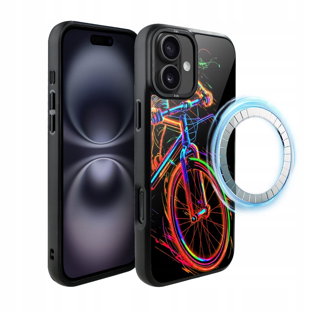 Pouzdro pro iPhone 16 Plus Ibizu DropGuard Matt s MagSafe, cyklistická vibrace