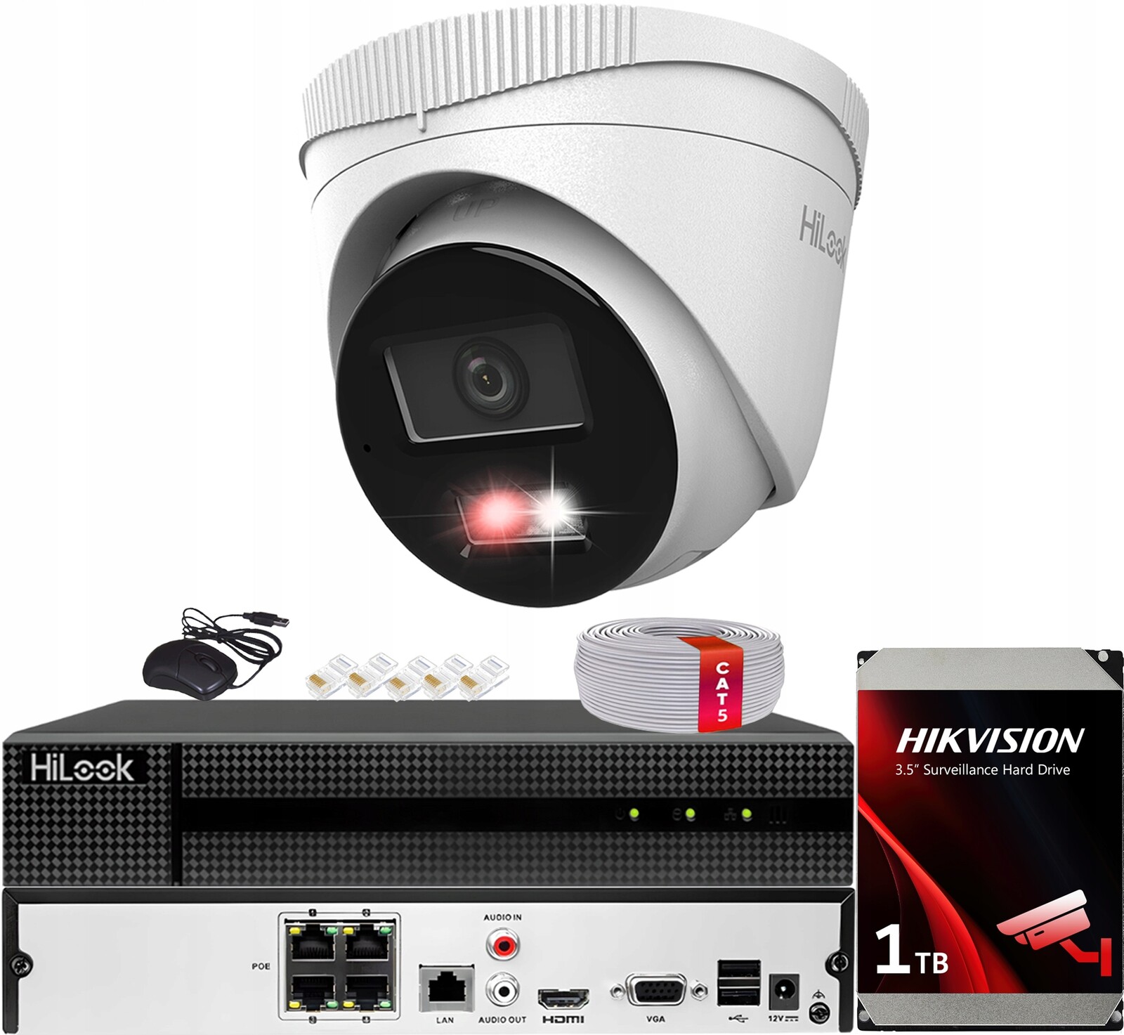 Monitorovací sada Hikvision 6Mpx Kamera IPC-T260HA-LU