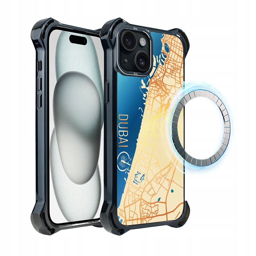Pouzdro iPhone 15 Plus Ibizu DropGuard Ultra s MagSafe, Dubaj