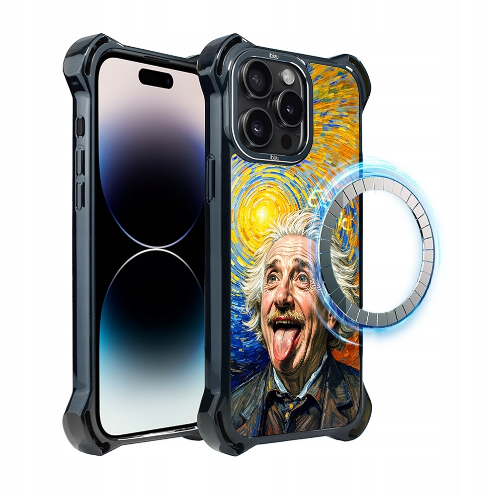 Pouzdro iPhone 14 Pro Max Ibizu DropGuard Ultra s MagSafe, Einstein