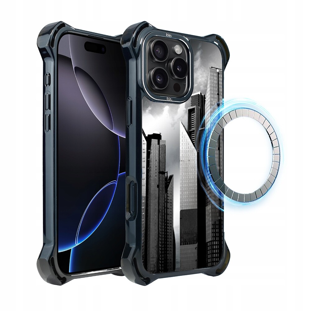 Pouzdro iPhone 16 Pro Max Ibizu DropGuard Ultra s MagSafe, Manhattan