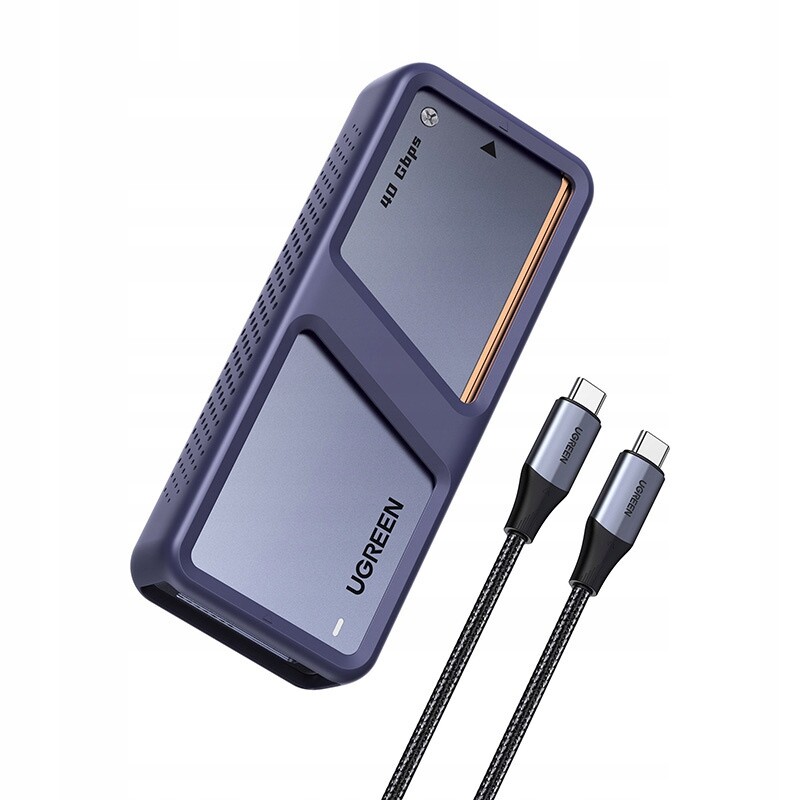 Pouzdro na Ssd M.2 NVMe Ugreen D703, USB4 (šedé)