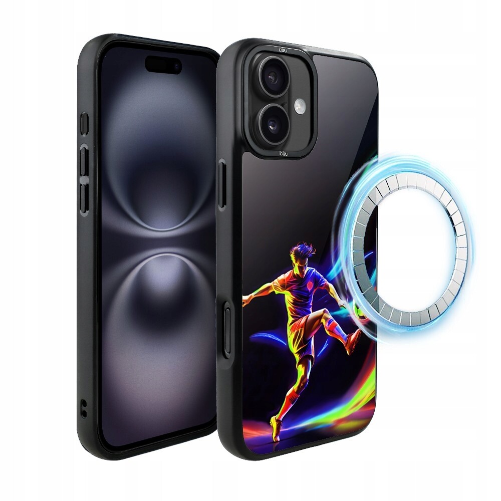 Pouzdro pro iPhone 16 Plus Ibizu DropGuard Matt s MagSafe v rytmu míče