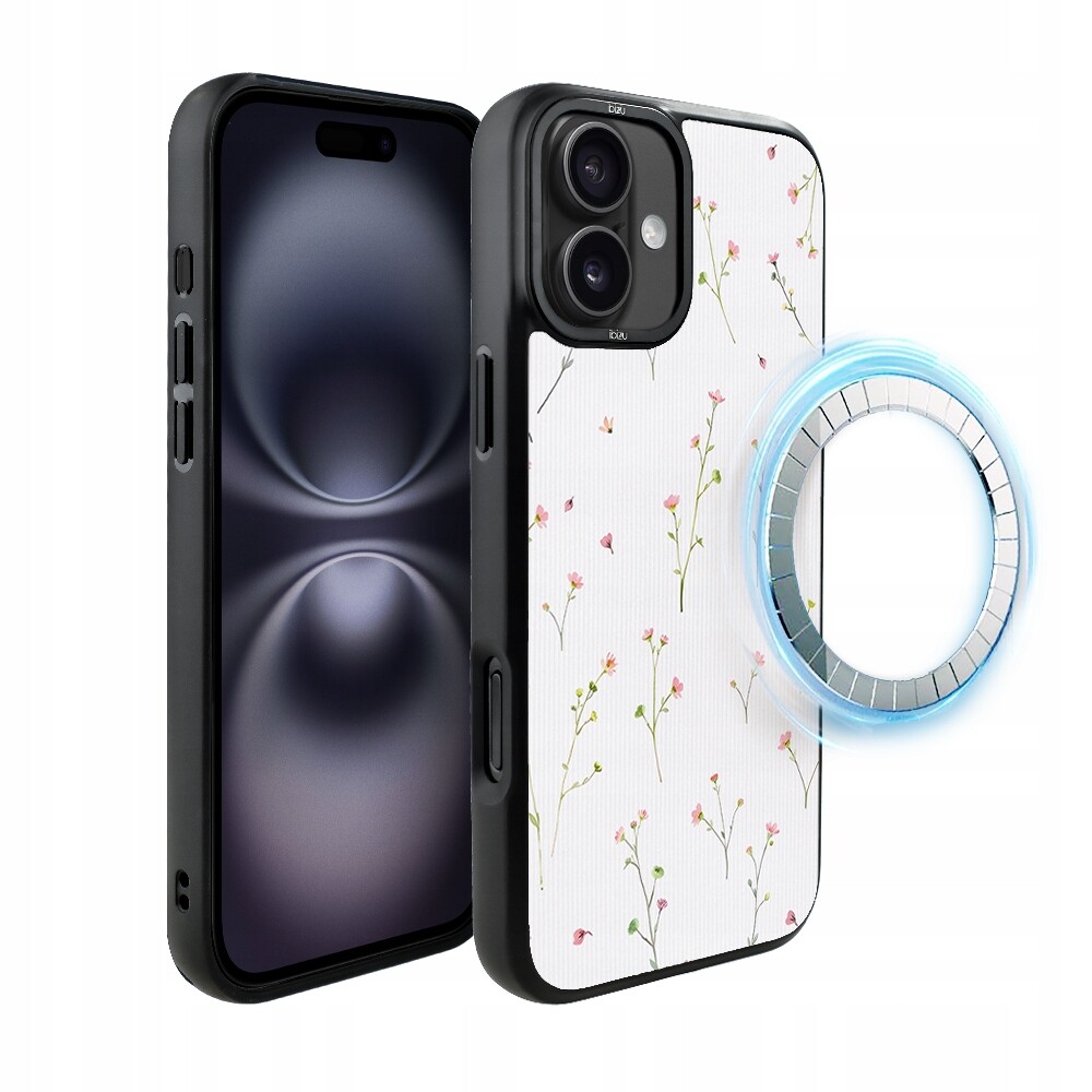Pouzdro pro iPhone 16 Ibizu DropGuard Matt s MagSafe, polní fantazie