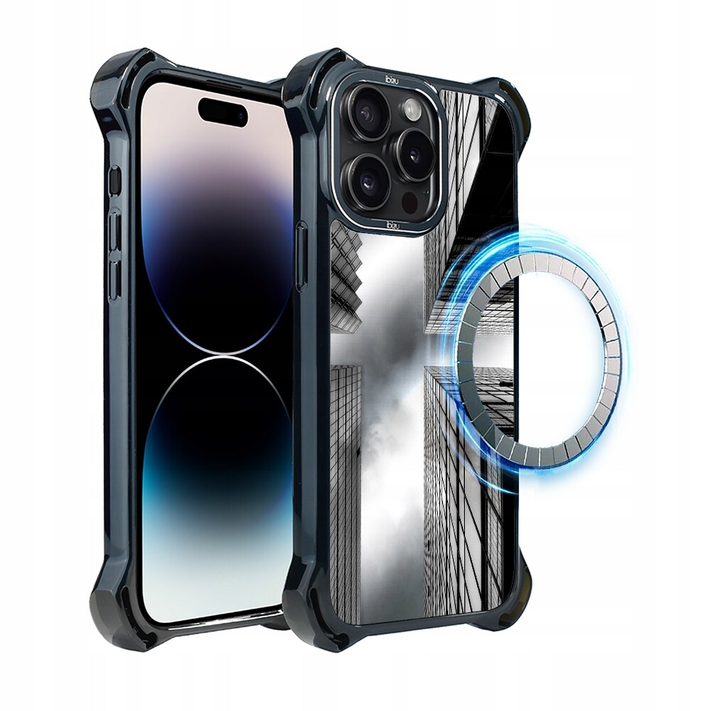 Pouzdro pro iPhone 14 Pro Max Ibizu DropGuard Ultra s MagSafe, Mrakodrapy