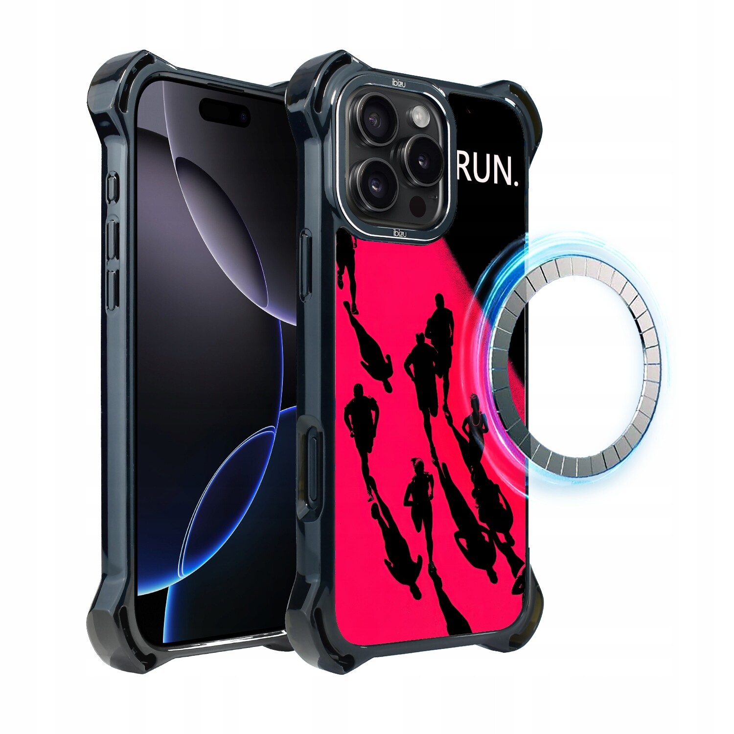 Pouzdro pro iPhone 16 Pro Ibizu DropGuard Ultra s MagSafe, noční maraton