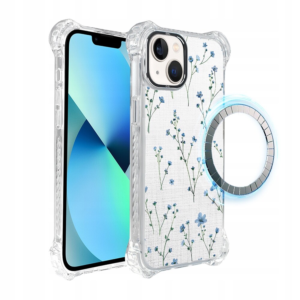 Pouzdro pro iPhone 13 Ibizu DropGuard Ultra s MagSafe, modrý sen