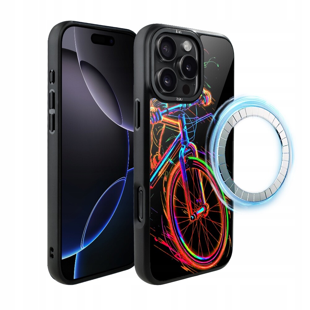 Pouzdro pro iPhone 16 Pro Ibizu DropGuard Matt s MagSafe, cyklistická vibrace