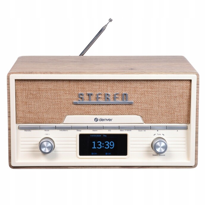 Mikrověž s CD přehrávačem, Bluetooth, rádiem FM/DAB+Denver MDA-525