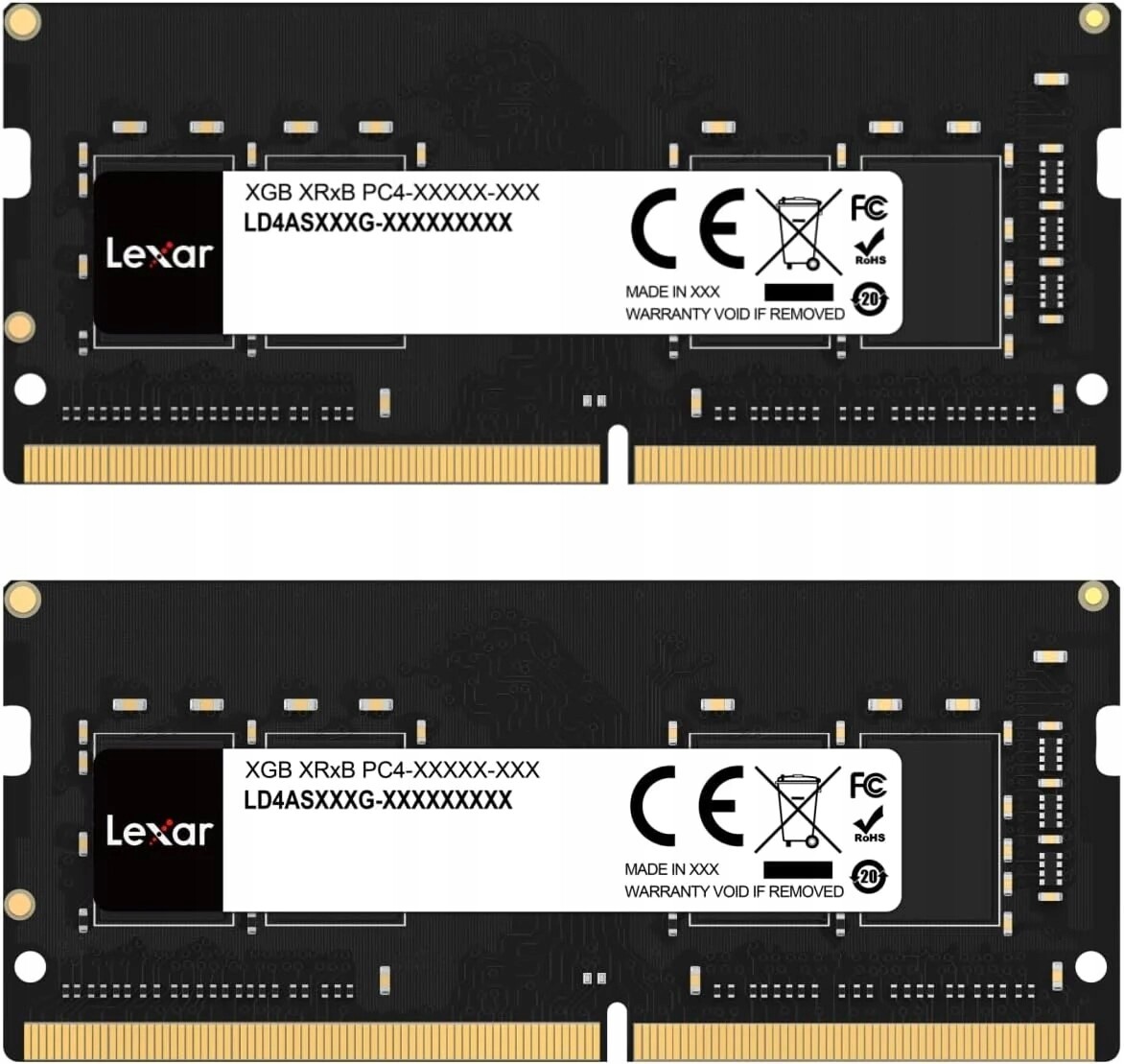 Paměťová sada Ram Sodimm DDR4 Lexar 16GB 3200MHz CL22 (2x8GB)