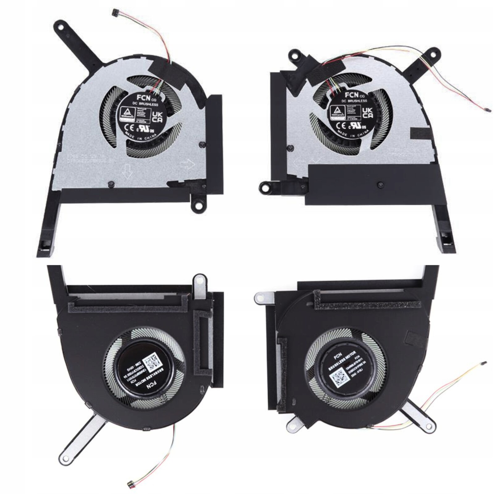 Ventilátory Pro Asus Tug Gaming F15 FX507 FA507 FA507R FX707 Cpu Gpu 12V