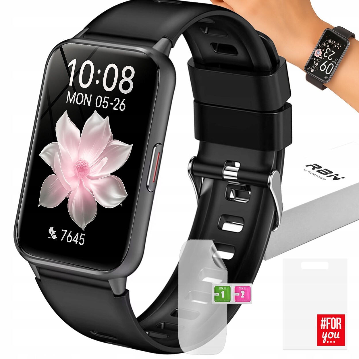 Chytré Hodinky Amoled s Bluetooth hovory, pulzoměrem, krokoměrem