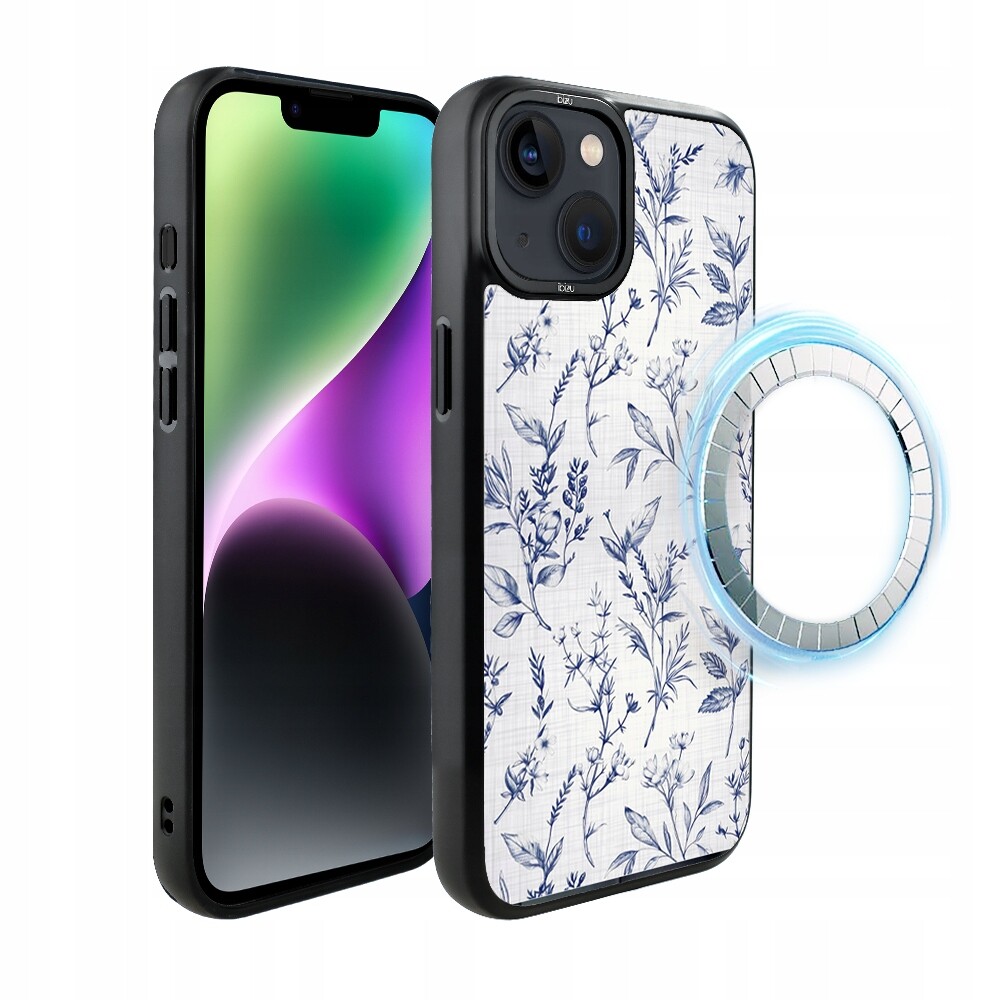 Pouzdro pro iPhone 14 Plus Ibizu DropGuard Matt s MagSafe, Azurové šeptání