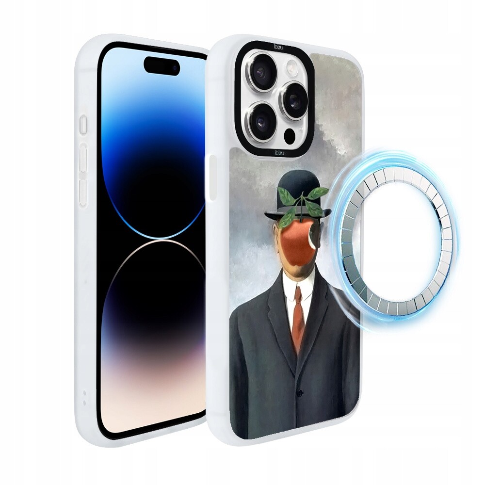 Pouzdro pro iPhone 14 Pro Max Ibizu DropGuard Matt s MagSafe, syn člověka