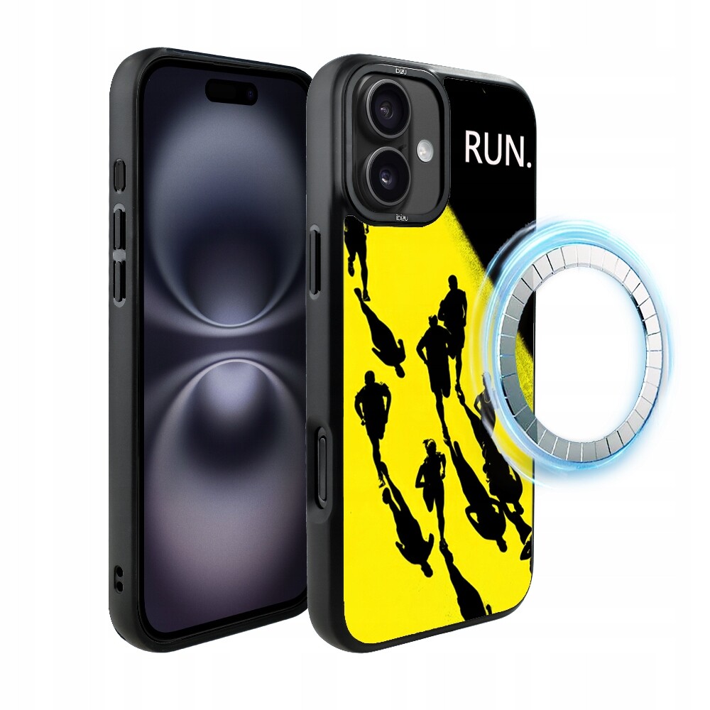 Pouzdro pro iPhone 16 Plus Ibizu DropGuard Matt s MagSafe, Běh mistrů